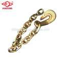 Grade 30G DIN 766 iron chain sling with eye hook